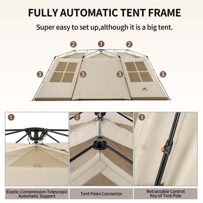 Village 17 8-Person Instant Tent