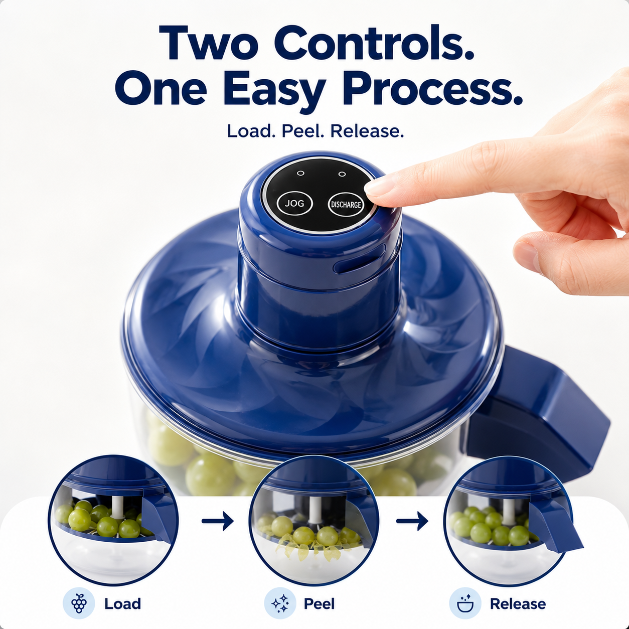 Full electric peeler package layout and accessories