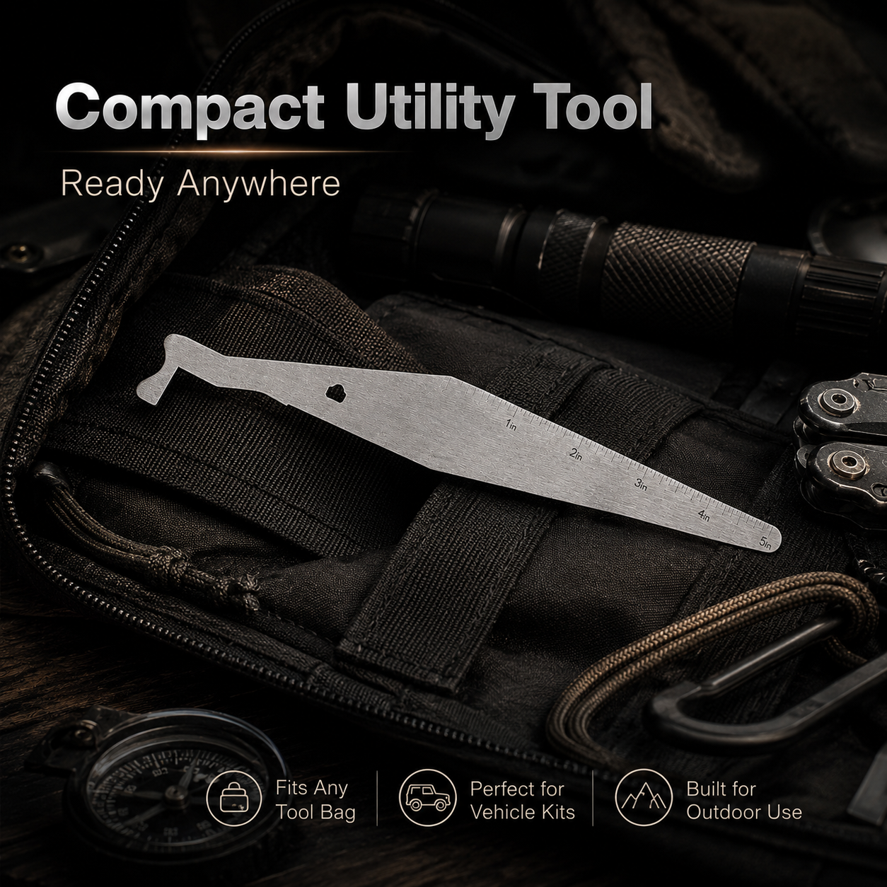 Multi-function pry and wedge tool