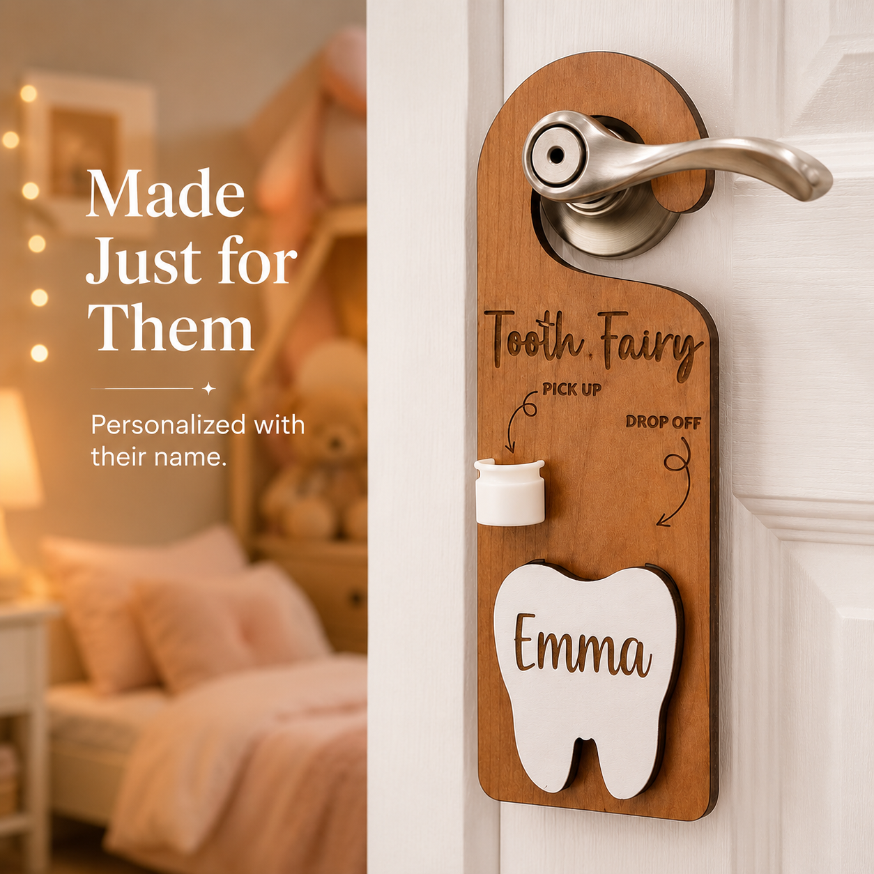 Close-up of pick up tooth slot and drop off money pocket