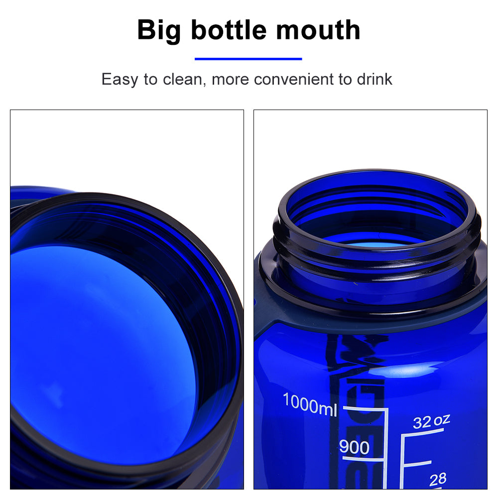 Camping Water Bottle Plastic Mug 1.1L BPA Free