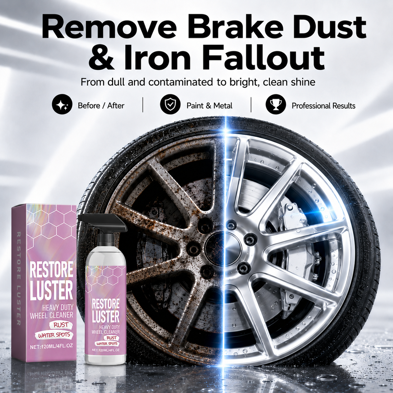 Iron remover usage steps