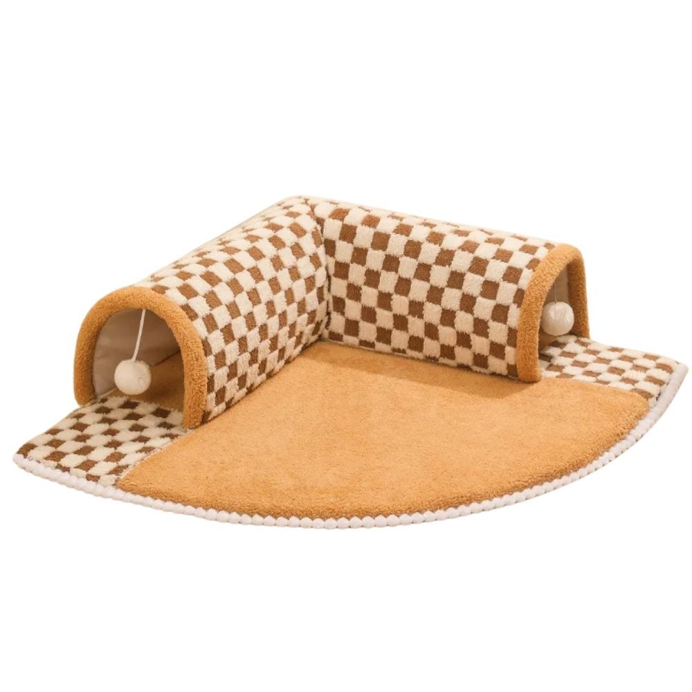 LuxPaws™ 2-In-1 Cat Tunnel Bed