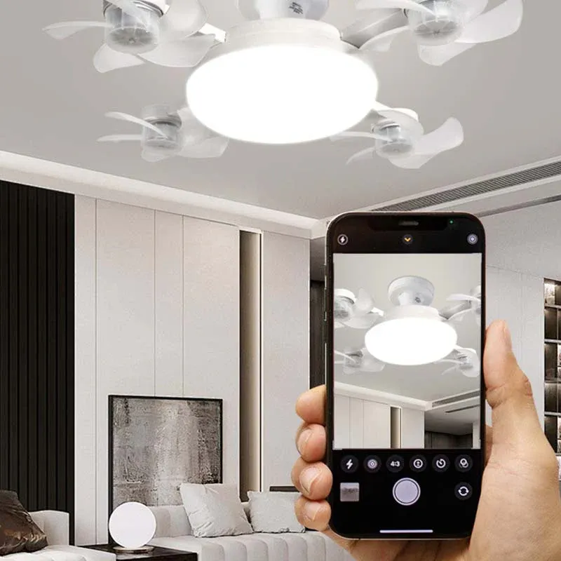 Soft flicker free LED ceiling fan light