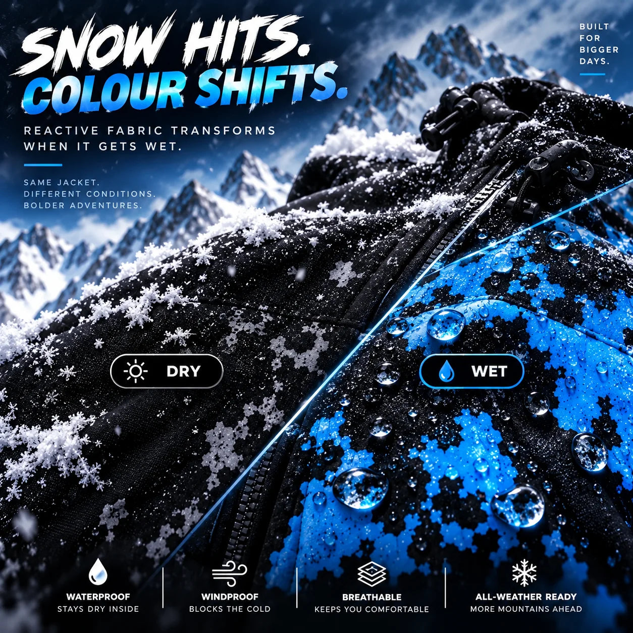 Winter jacket features