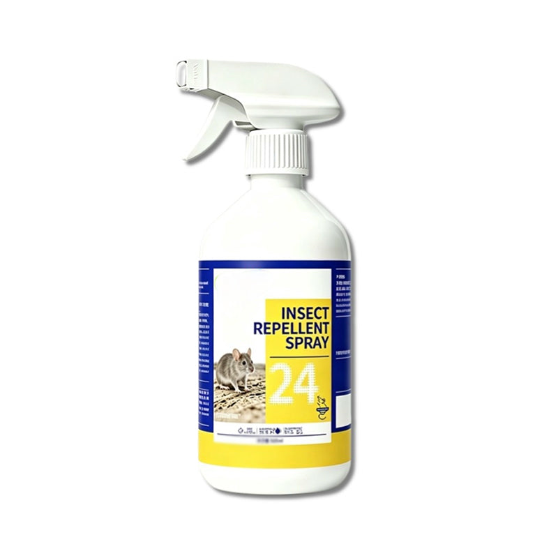 Rodent repellent spray for car home garage warehouse office and storage areas