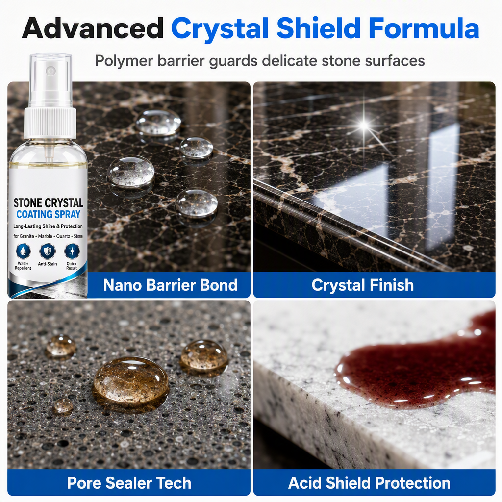 Nanocrystal stone protection formula