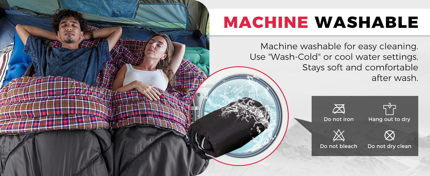 KingCamp FREESPACE 250D Double-Sized Sleeping Bag