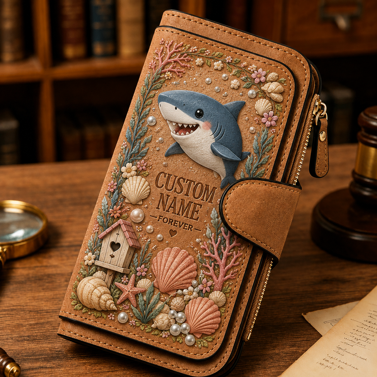Shark personalized wallet