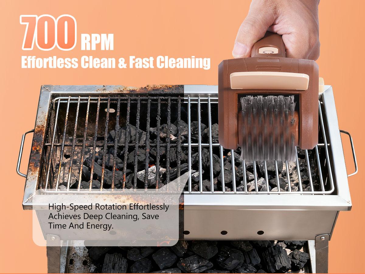 700 RPM Grill Cleaning