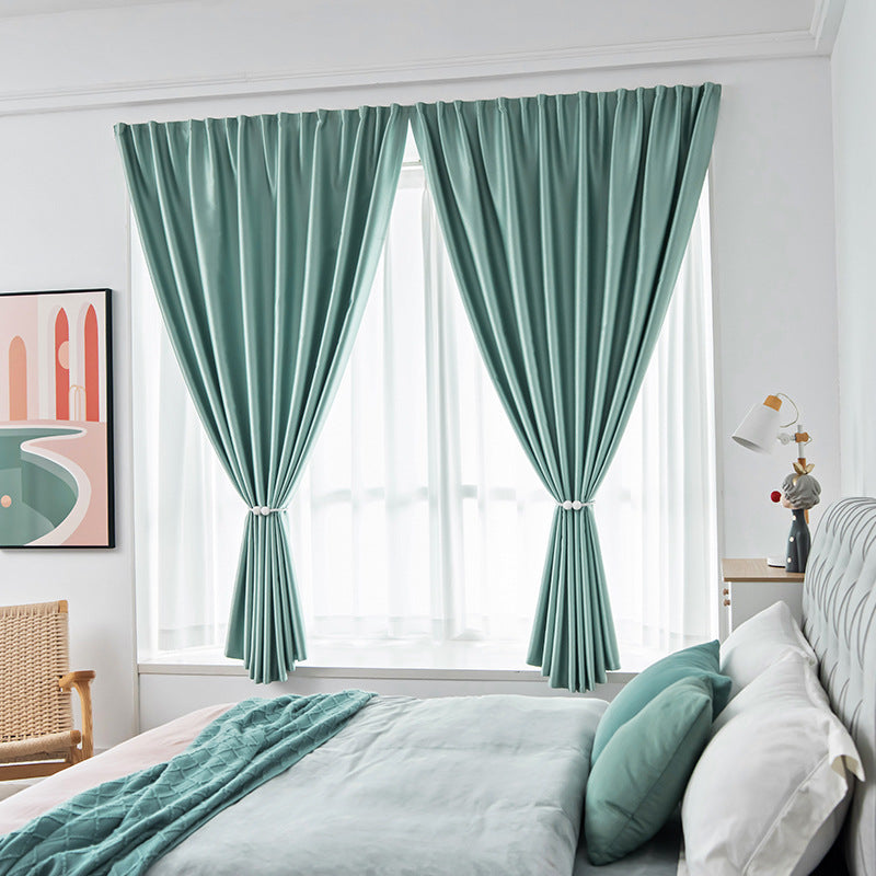Reusable blackout curtain for renters and temporary rooms