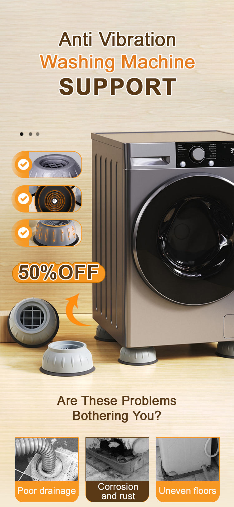 Premium Anti-Vibration Pads Showcase