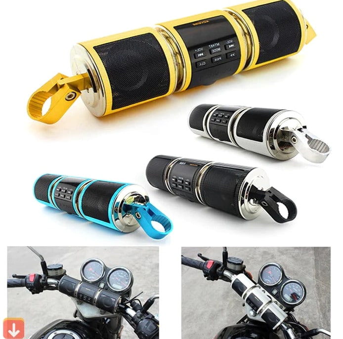 Motorcycle Bluetooth Speaker With Fm Radio And Waterproof Design - Product detail