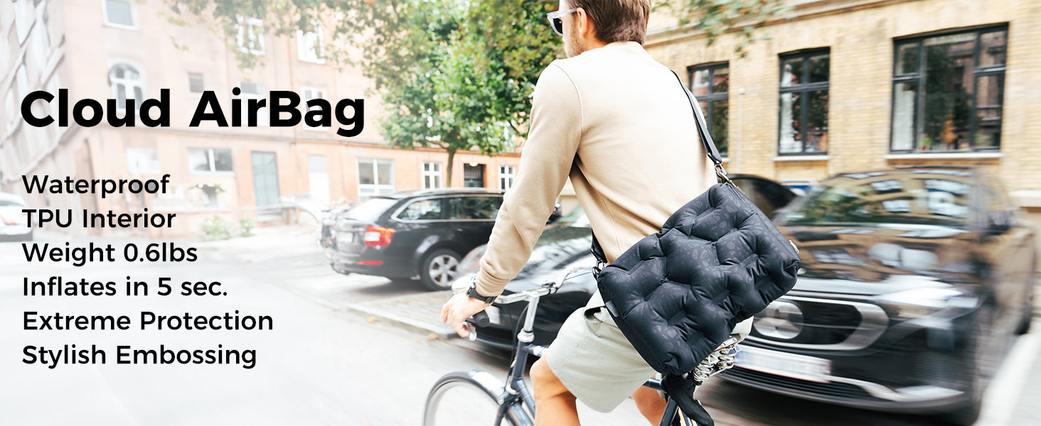 ATEPA Cloud AirBag 4-in-1 Inflatable Messenger Bag
