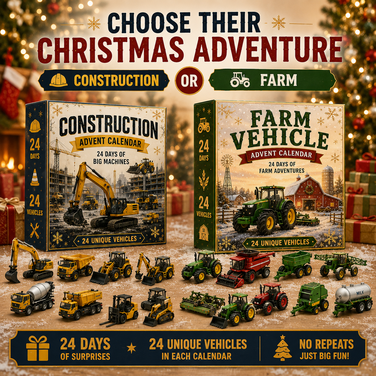 24 Day Vehicle Advent Calendar