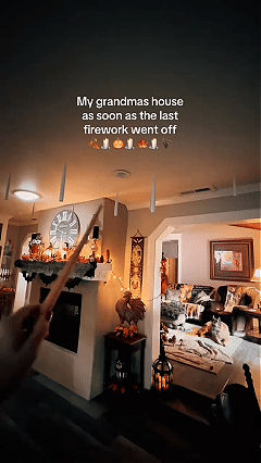 Wand remote magic hanging floating candles flash animation