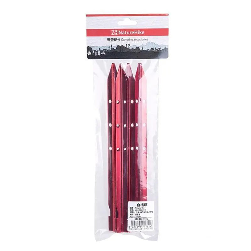 250mm Aluminium Alloy Tent stakes (4pcs)