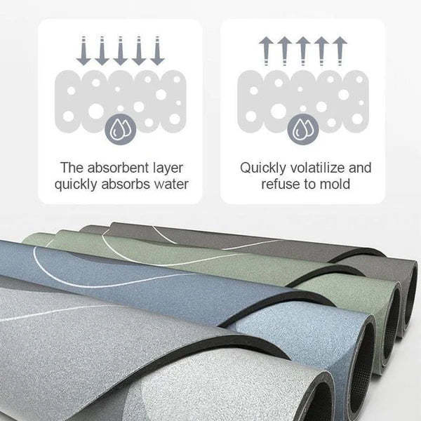 Super Absorbent Floor Mat for Home, Bathroom Soft Quick Drying Mat