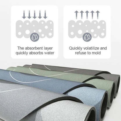 Super Absorbent Floor Mat for Home, Bathroom Soft Quick Drying Mat