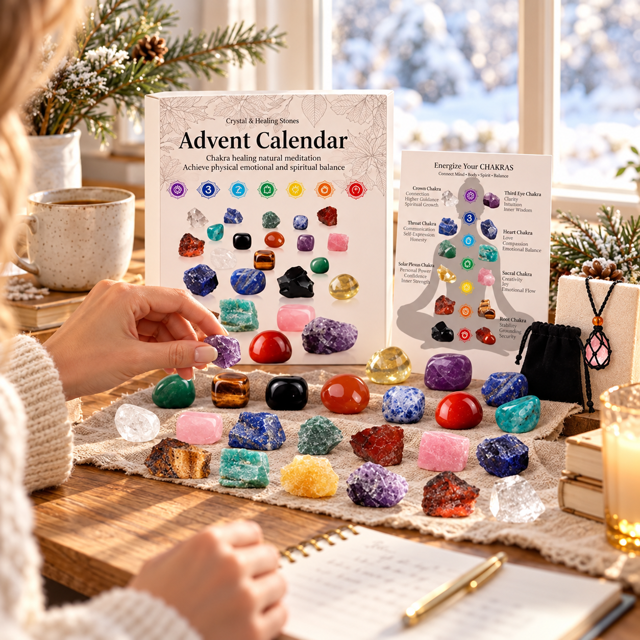 Crystal kit pictured with accessories