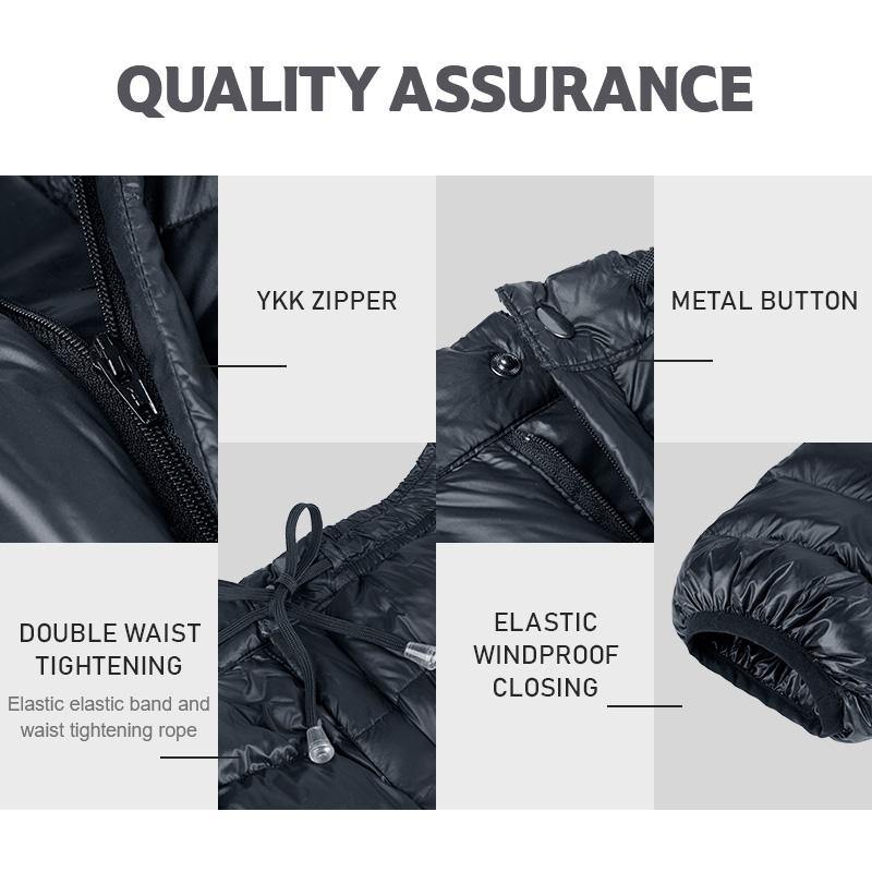 DW-90 White Goose Down Pants with Pockets