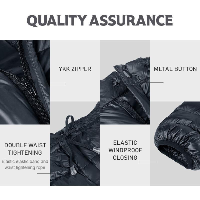 DW-90 White Goose Down Pants with Pockets