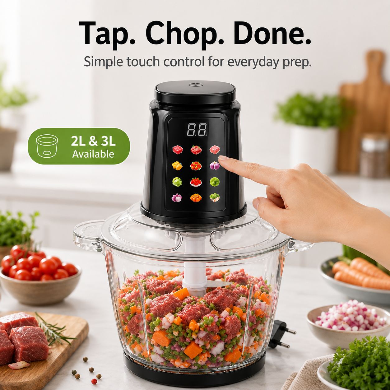 Cleaning and assembling electric food processor