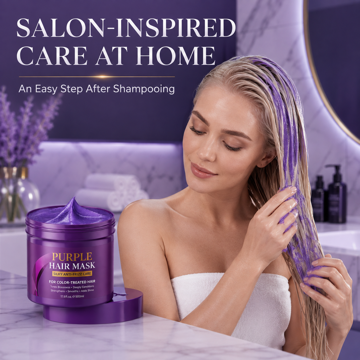 Application guide and smooth hair results