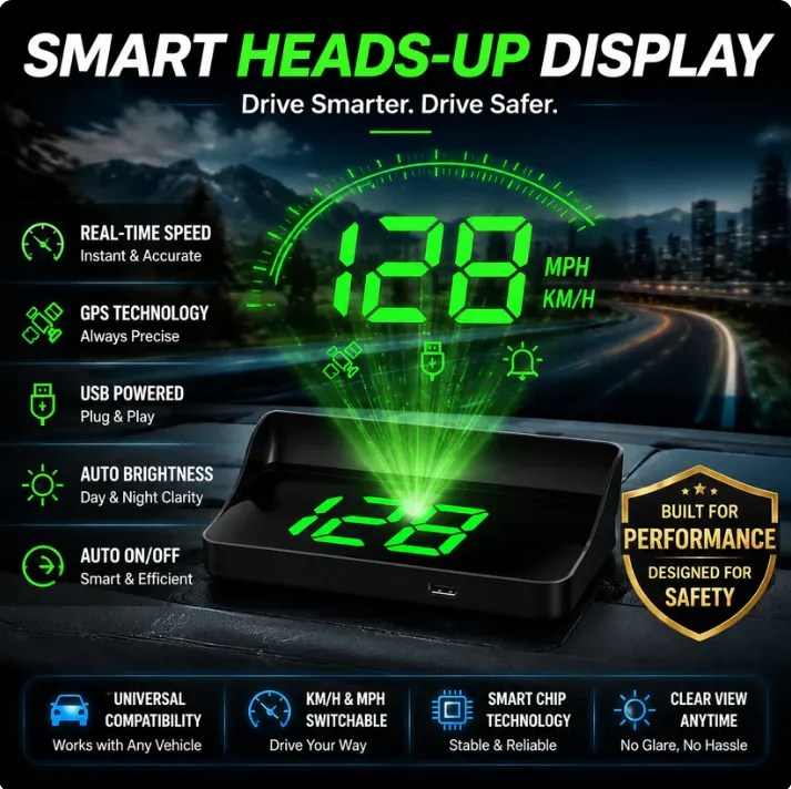 Simple GPS speed display