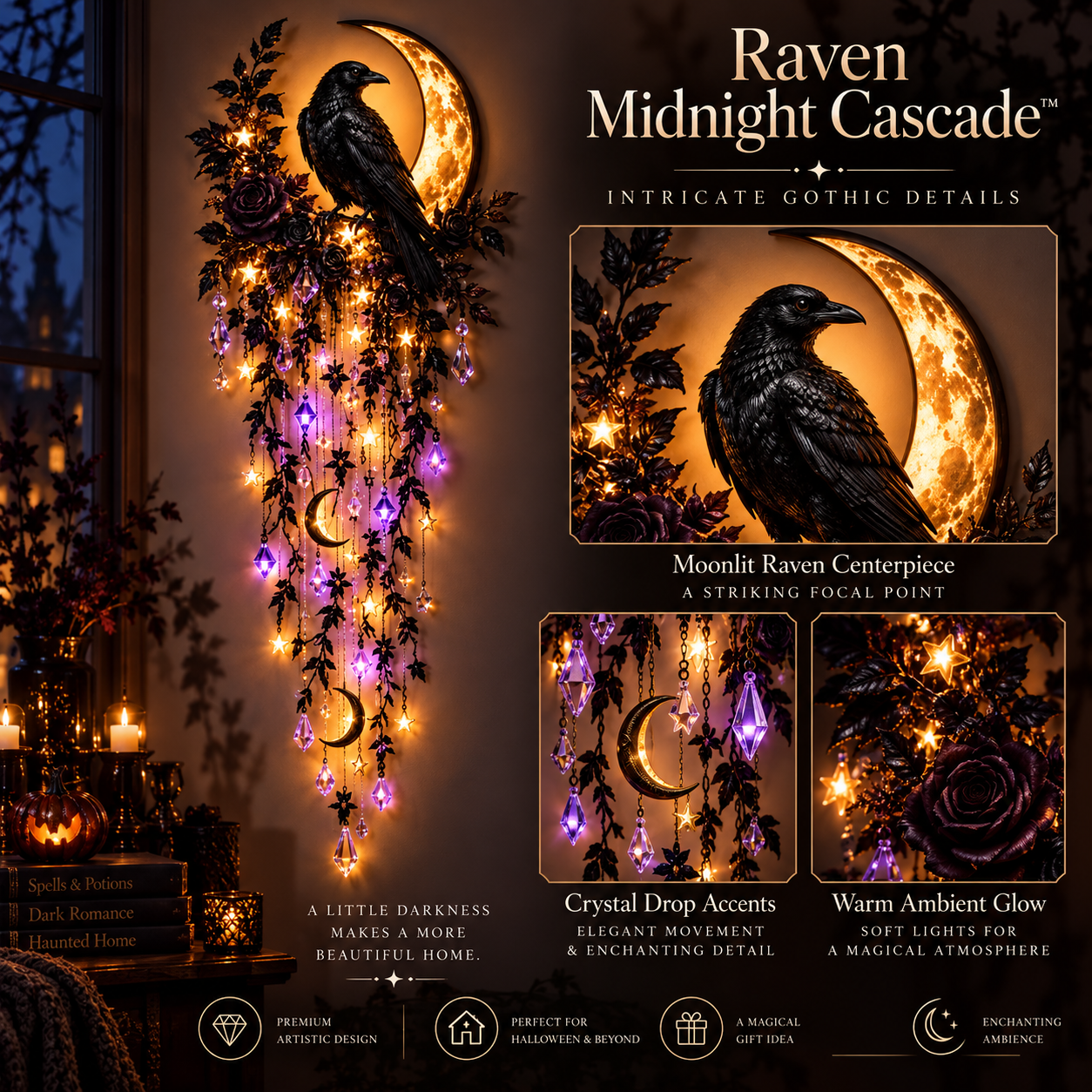 Raven Midnight Cascade Details