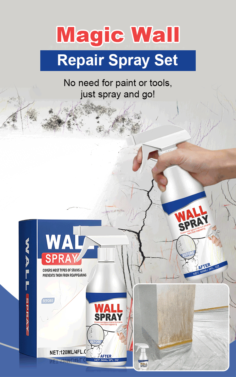 Magic Wall Repair Spray Set for wall touch-up