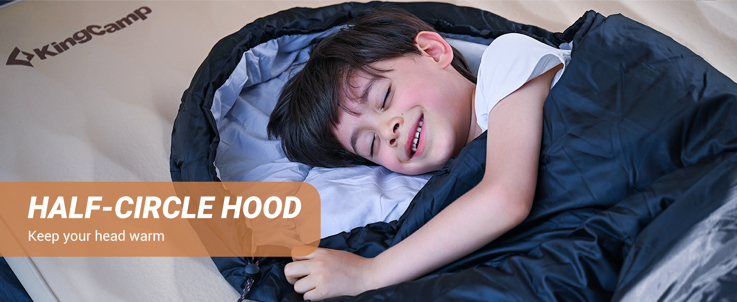 KingCamp Oasis 250S Sleeping Bag-Envelope With Hood