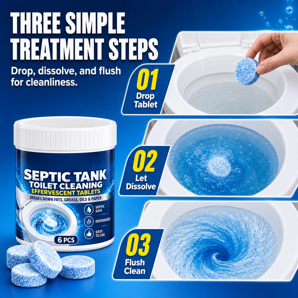 How to use toilet cleaning effervescent tablets