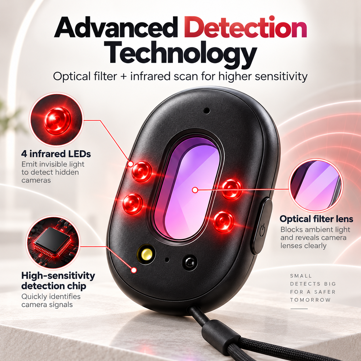 Advanced detection technology infrared camera detector