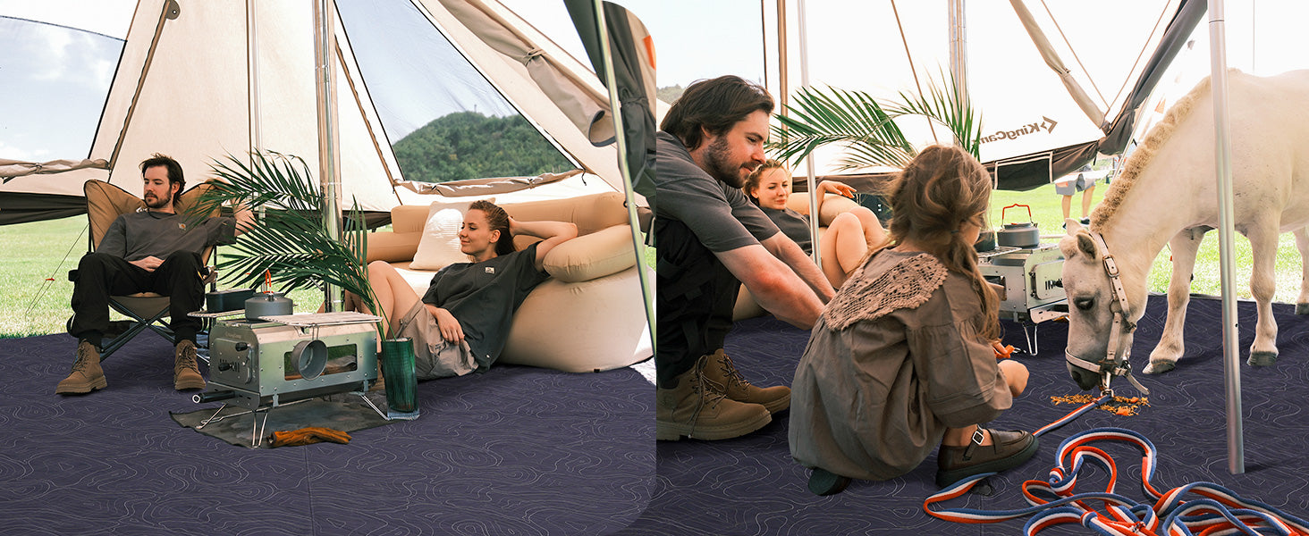 KingCamp KHAN VILLA Glamping Tent Mat