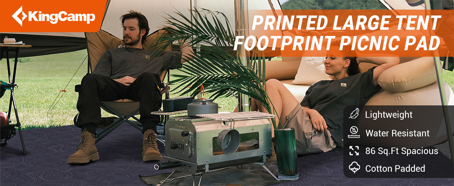 KingCamp KHAN VILLA Glamping Tent Mat