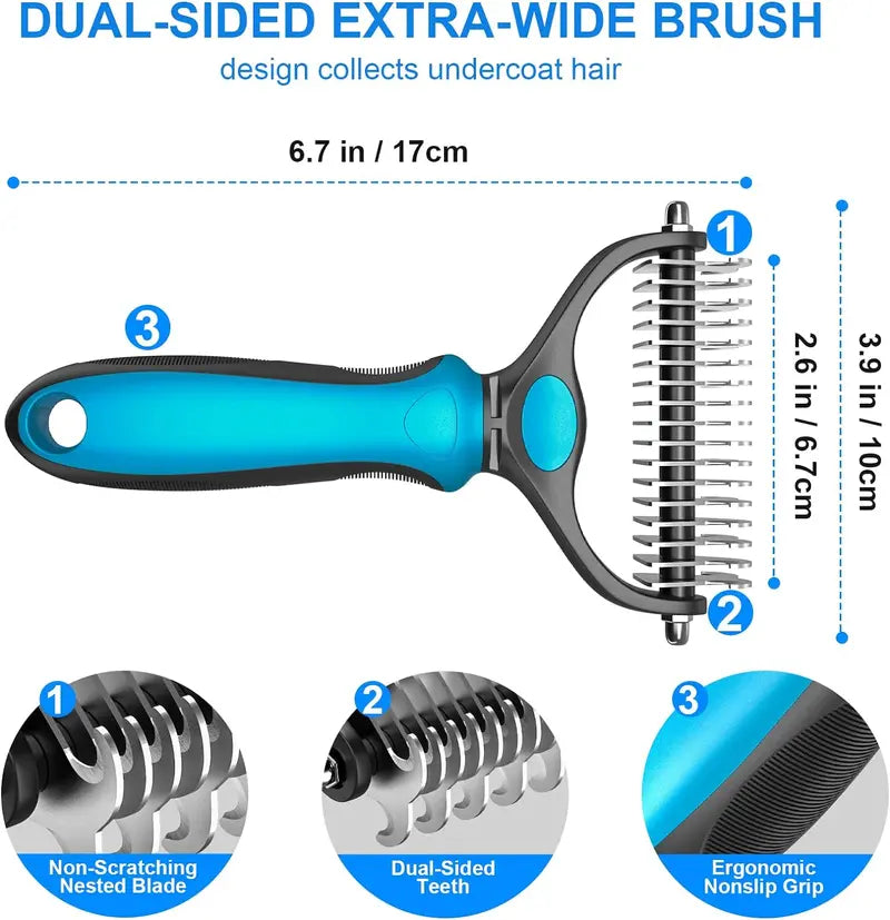 Ncrovopro pet grooming brush specifications