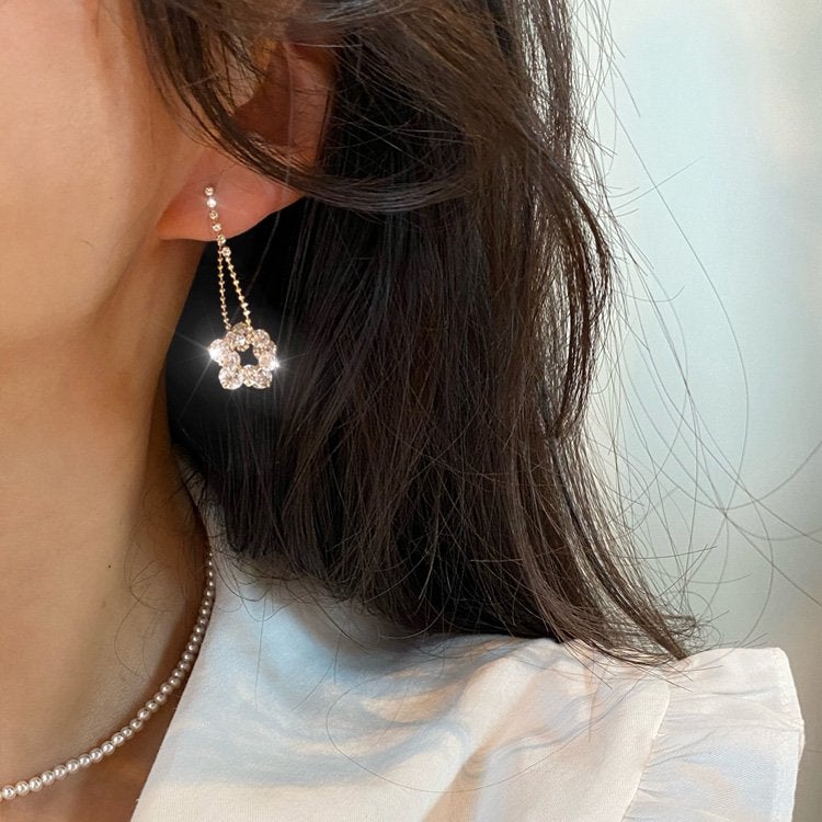  Flowers Dangle Earrings