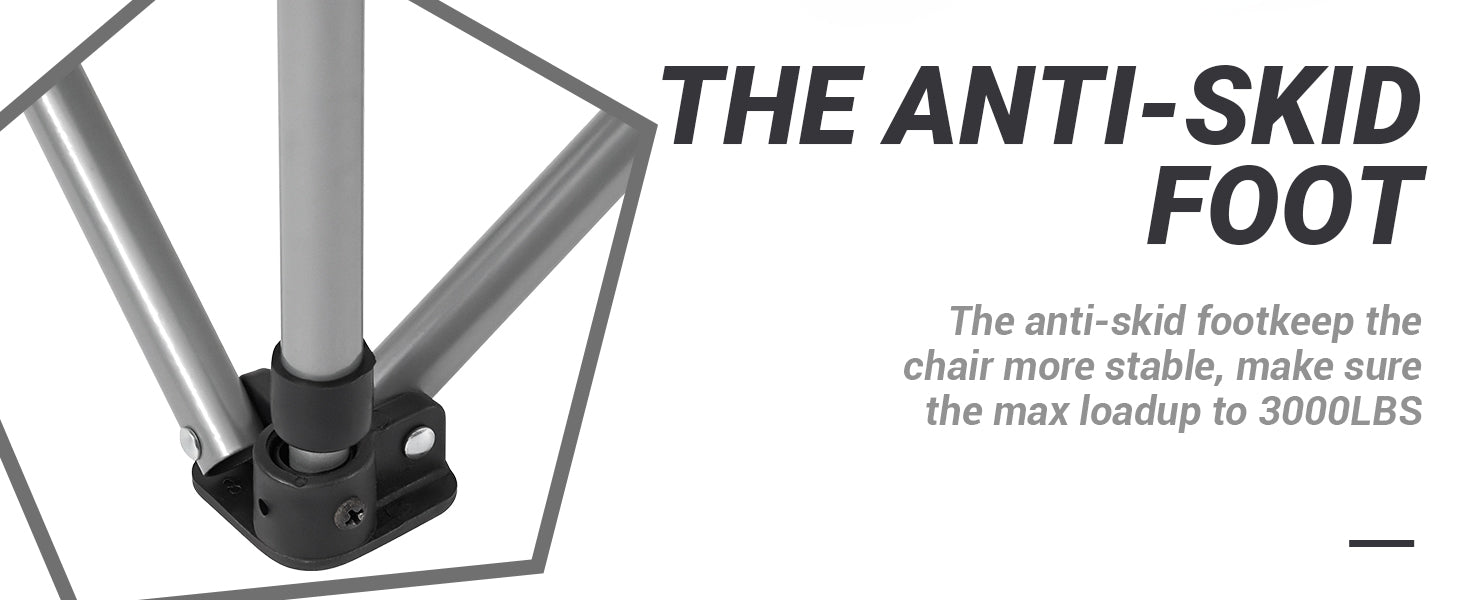 KingCamp Moon Camping Chair Oversized Padded Round Saucer Chairs with Cup Holder