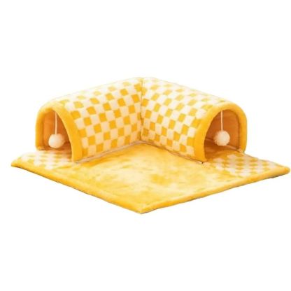 LuxPaws™ 2-In-1 Cat Tunnel Bed