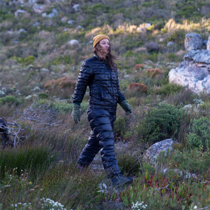 DW-90 White Goose Down Pants with Pockets