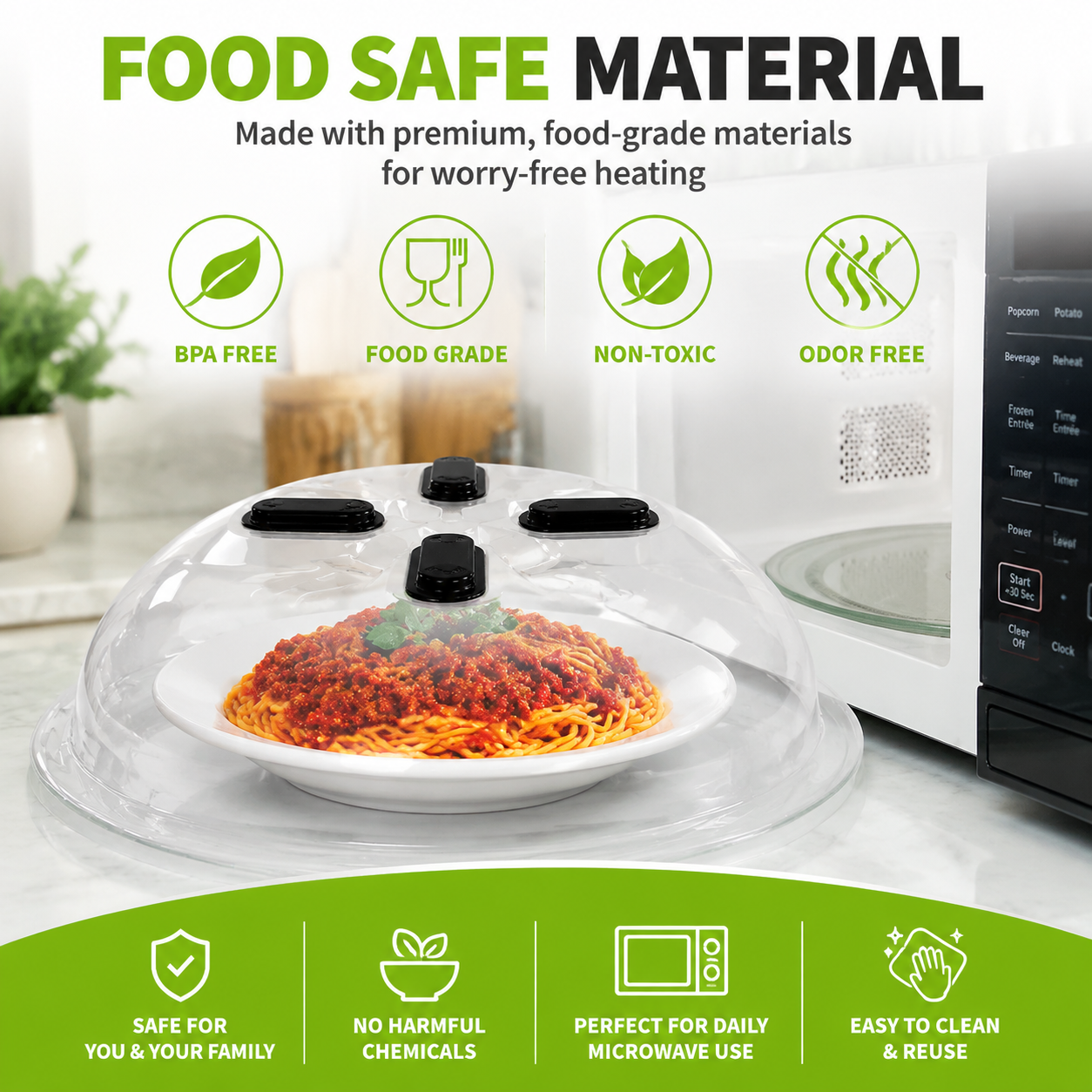 Microwave Cover for Busy Kitchens