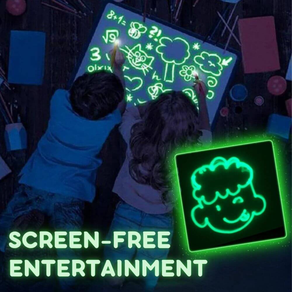 BrightMinds™ Magic Light-Up Drawing Pad