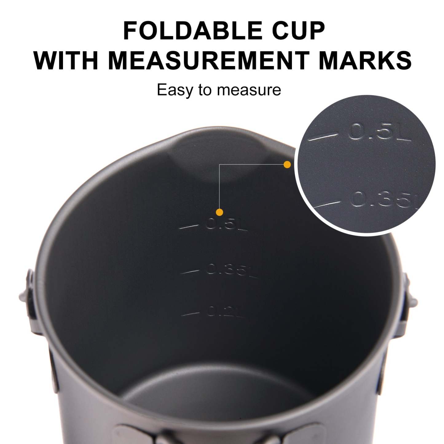 Titanium Coffee Cup 750ML with French Press