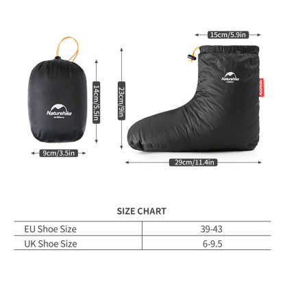 Naturehike Indoor Goose Down Foot Covers