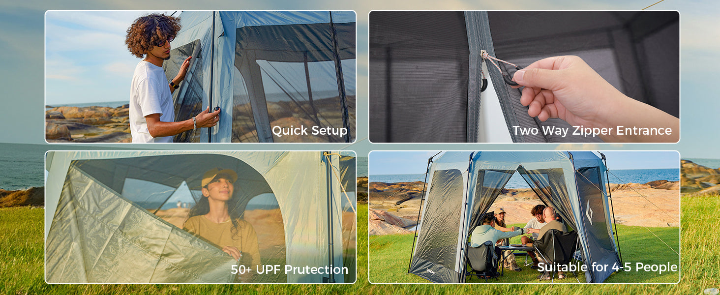 KingCamp CAIRO 6-Sided Screen Gauze Tent