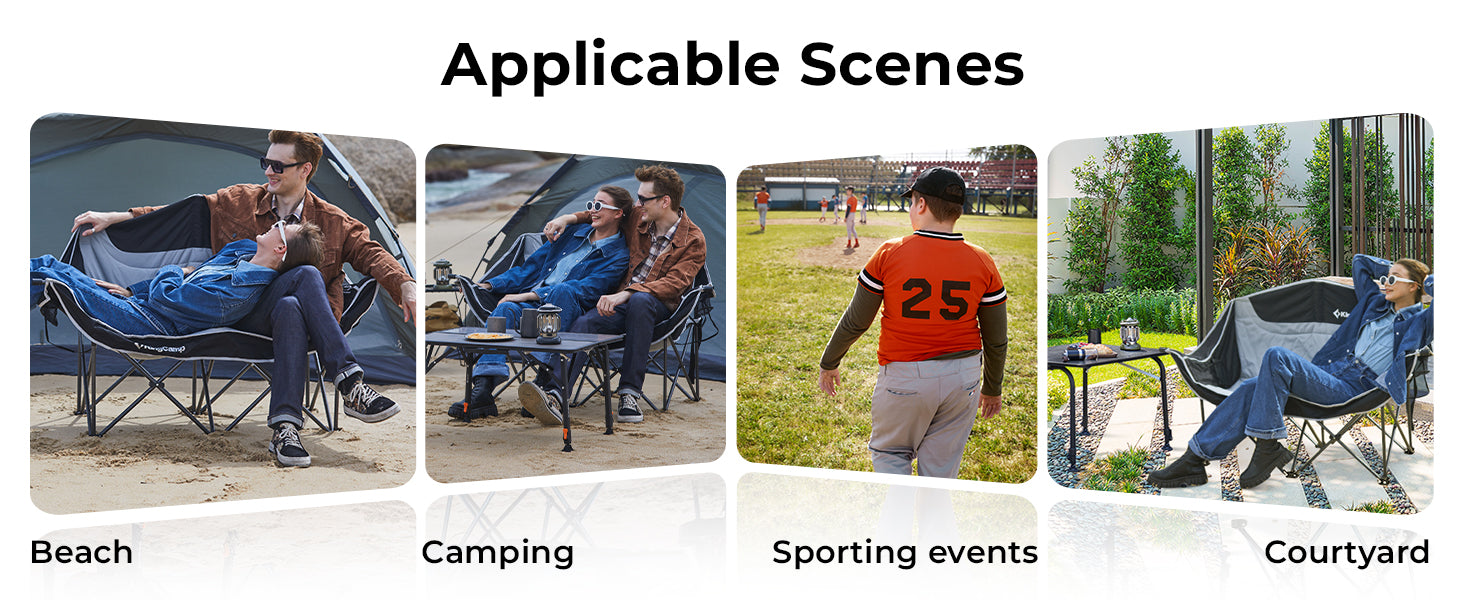 KingCamp CANNA C20 PLUS Heated Loveseat