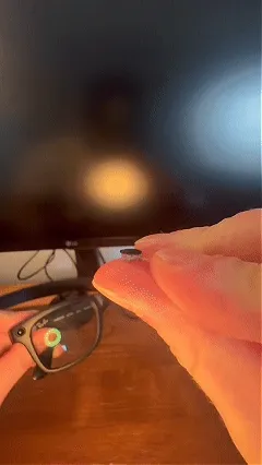 LED blocking sticker demo