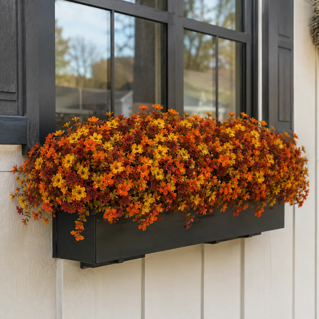 Customer fall flower arrangement