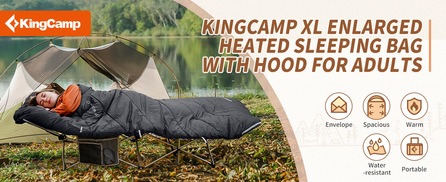 KingCamp FREESPACE HEATING 250 Heated Sleeping Bag